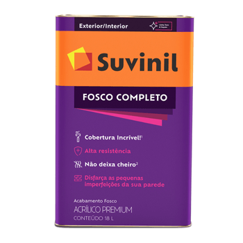 Tinta Acrílica Fosco Completo Premium 18l - Suvinil