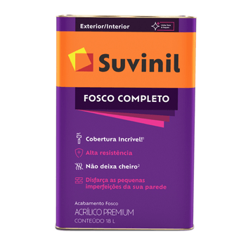Tinta Acrílica Fosco Completo Premium 18l - SUVINIL