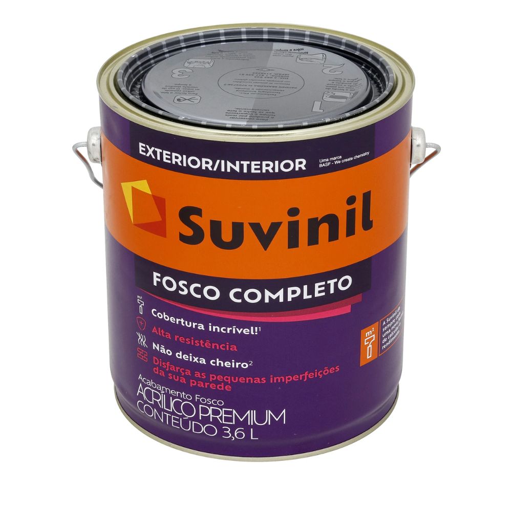 Tinta Acrílica Fosco Completo Premium 36l Suvinil 1873