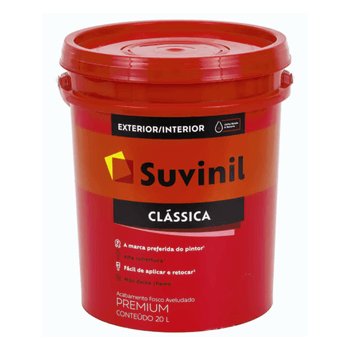 Tinta Látex Clássica Premium Fosco 20L - SUVINIL