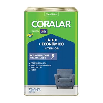 Tinta Acrílica Ecônomica Fosco Coralar 18L - CORAL