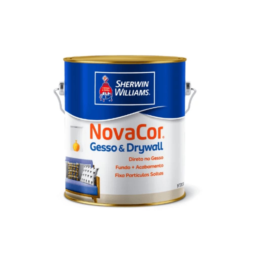 Tinta Latex Standart NovaCor Gesso e Drywall 3,6l SherwinWilliams Politintas